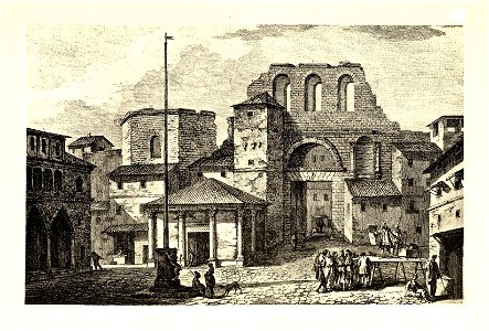 Tafel 005a Spalato - Kaiserpalast Porta Ferrea - Robert Adam 1764