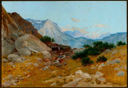 Tadeusz Popiel - Landscape from the Tatra Mountains - MP 4394 - National Museum in Warsaw