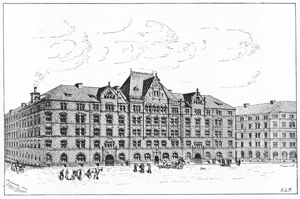 Taktäckaren Fasadritning Laurentz 1896