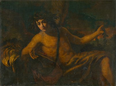Taliansky maliar z 2. polovice 17. storočia - Ležiaci Bakchus - O 5983 - Slovak National Gallery