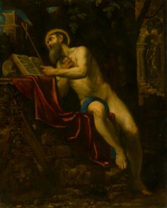 Taliansky maliar okolo 1600 - Saint Jerome - O 300 - Slovak National Gallery