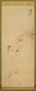 Takeuchi Seiho - Head of a Lion - 2003.105.1 - Yale University Art Gallery