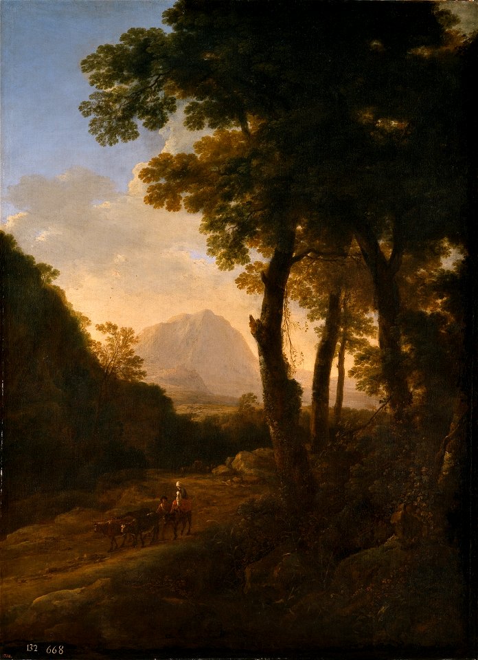 Taking the Cattle out by Jan Both Museo del Prado P002061