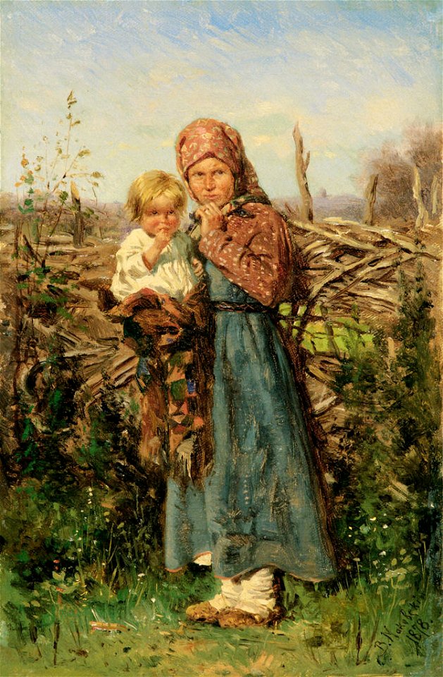 Talunaine lapsega, Vladimir Makovski, EKM j 9684 VM 720