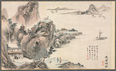 Tani Bunchō - One of Eight Views of Xiao and Xiang Rivers - 1980.188.3 - Cleveland Museum of Art
