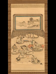 Tani Bunchō - The Eight Immortals of the Wine Cup - 2015.300.193 - Metropolitan Museum of Art