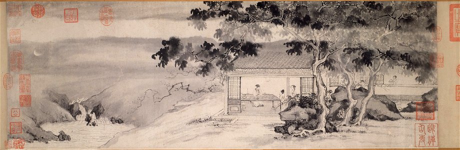 Tang Yin - Drinking at Night - 1955.761 - Art Institute of Chicago