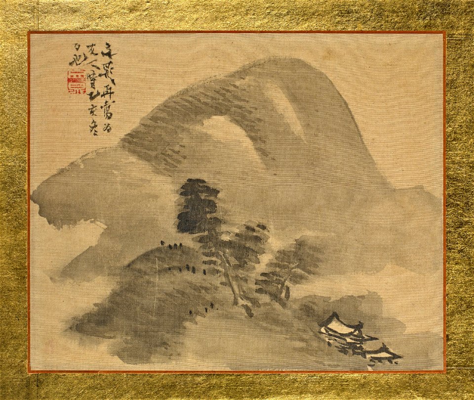Tani Buncho - Mountain Landscape - 2014.672.5 - Museum of Fine Arts