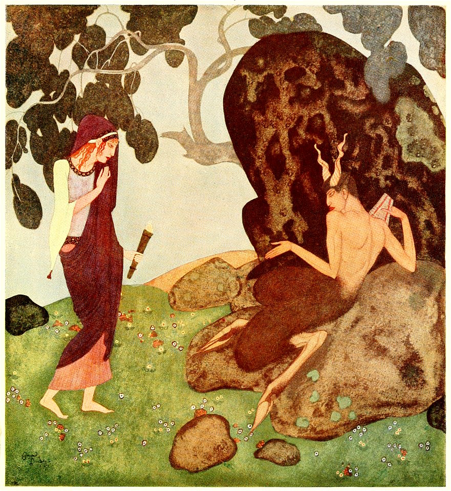 Tanglewood tales - Dulac plate facing page 168