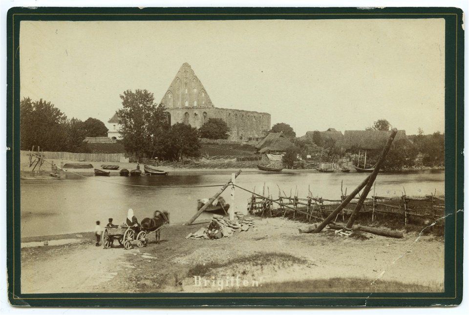 Tallinn, Pirita kloostri varemed, vaade lääne poolt., TLM F 1935