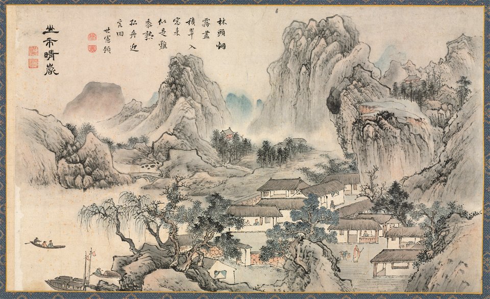 Tani Bunchō - One of Eight Views of Xiao and Xiang Rivers - 1980.188.1 - Cleveland Museum of Art