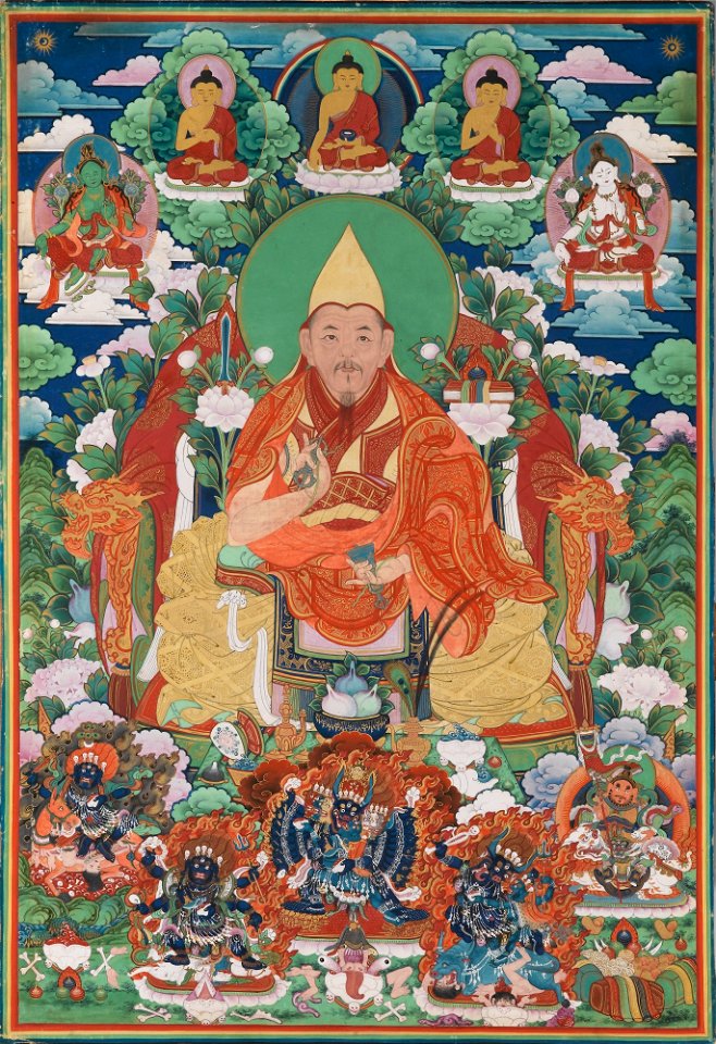 Tangka impérial de Changkya Hutuktu Rolpai Dorje (1717-1786) d