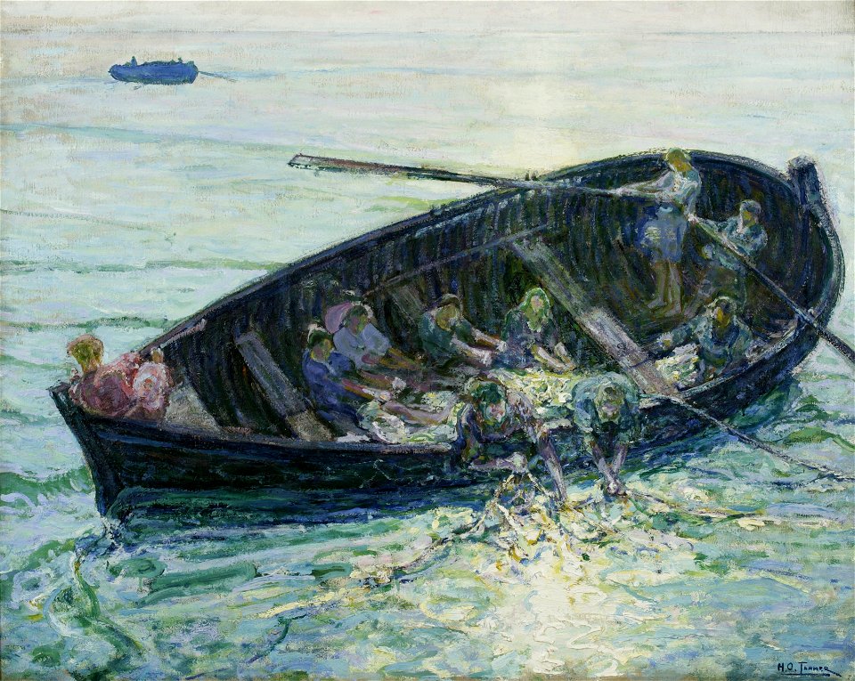 Henry Ossawa Tanner - The Miraculous Haul of Fishes (1913-14)