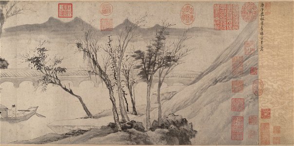Tang Yin - Farewell at the Bridge of the Hanging Rainbow - 1989.363.53 - Metropolitan Museum of Art