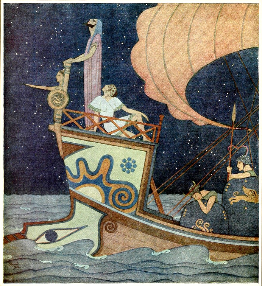 Tanglewood tales - Dulac color frontispiece