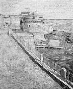 Taranto – Castello Sant’Angelo (xilografia)
