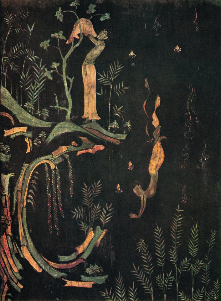 Tamamushi Shrine (lower left), detail