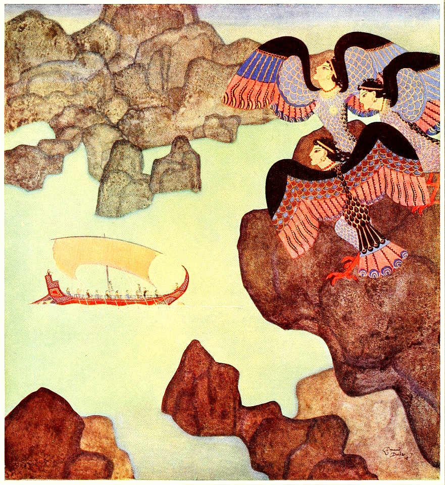 Tanglewood tales - Dulac plate facing page 128
