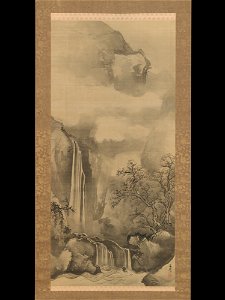 Tani Bunchō - Landscape with Waterfall - 2015.300.192 - Metropolitan Museum of Art