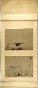 Tani Bunchō 谷文晁 - Mt. Fuji and True-view (shinkei) Landscape - 2020-677 - Princeton University Art Museum