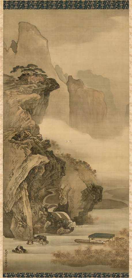 Tani Bunchō 谷文晁 - Ode to the Red Cliff - TL42147.37 - Harvard Art Museums