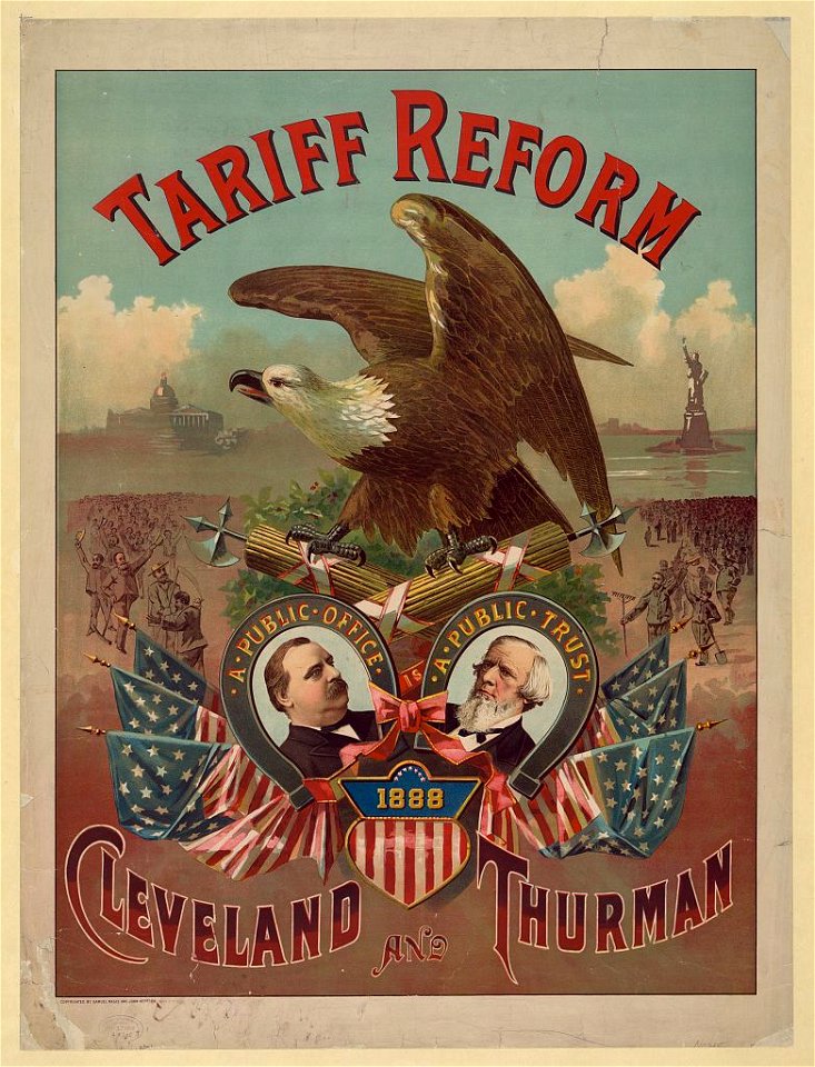 Tariff reform. Cleveland and Thurman LCCN2003673025