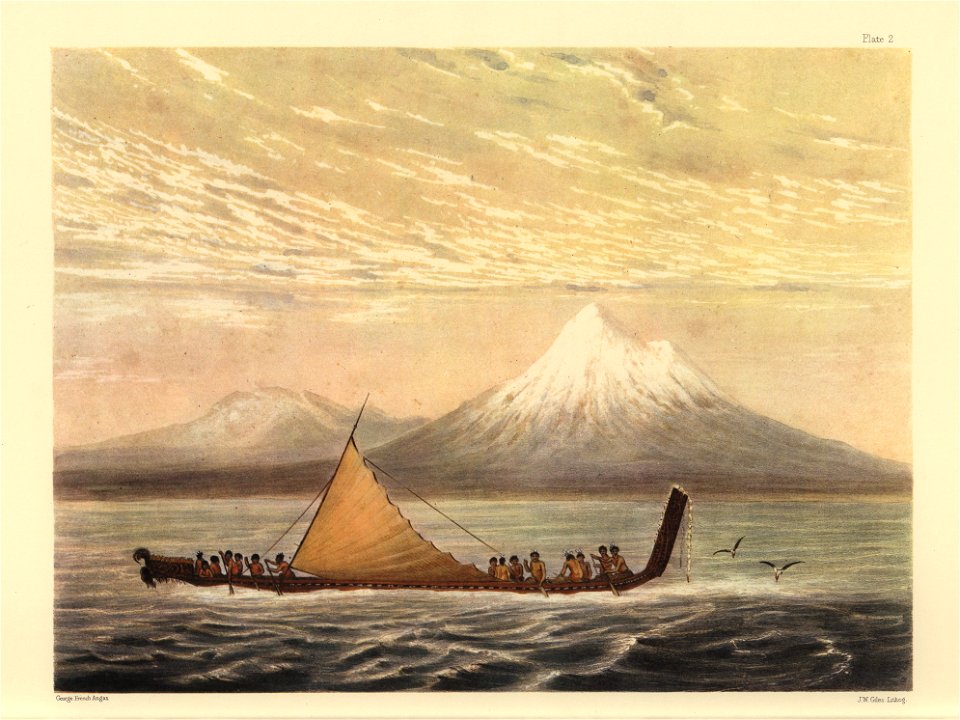 TARANAKI, OR MOUNT EGMONT, The New Zealanders Illustrated, 1847