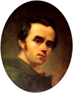 Taras Shevchenko selfportrait oil 1840