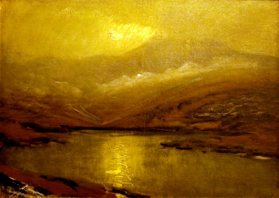 Tarn - Painting by Mednyánszky