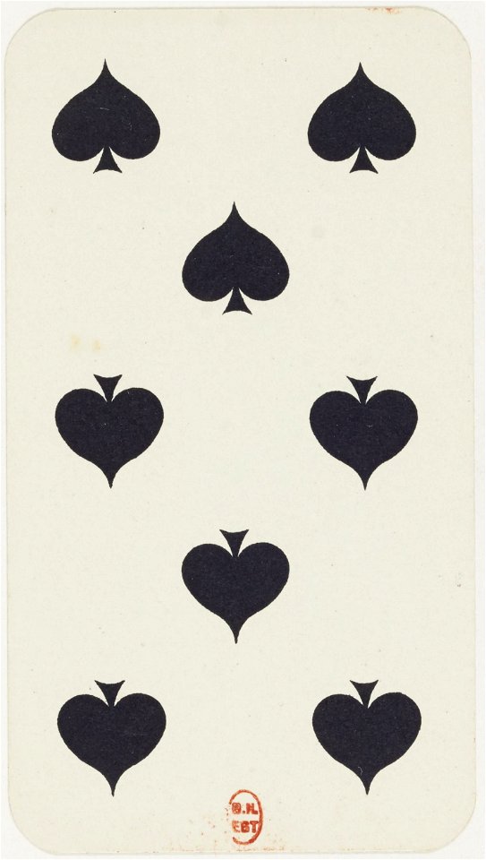 Tarot nouveau - Grimaud - 1898 - Spades - 08