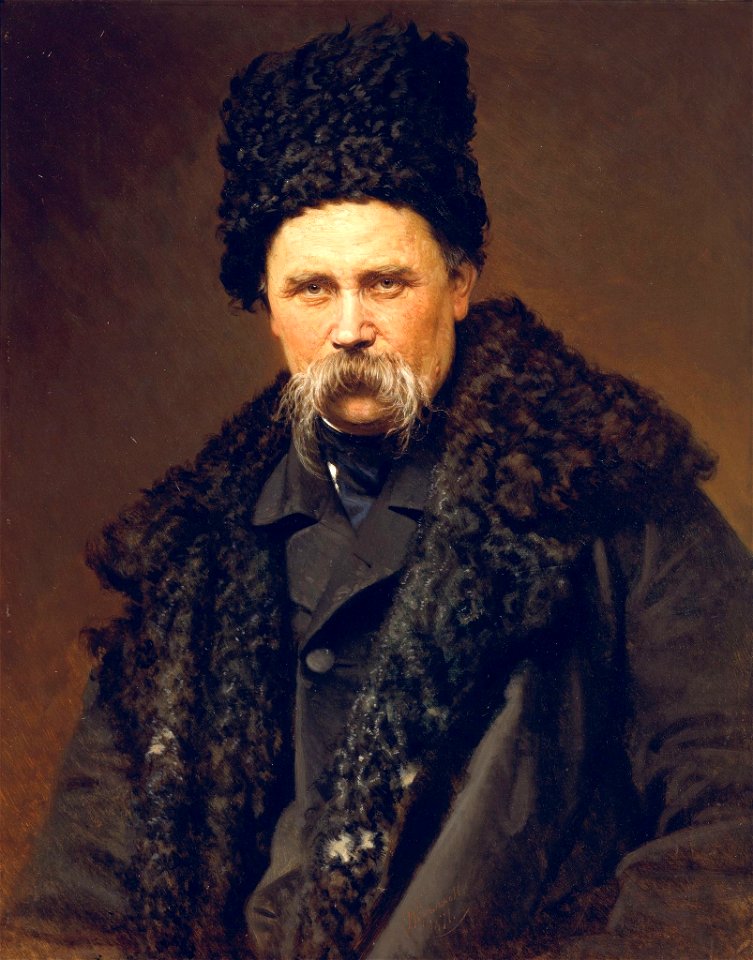 Taras Shevchenko - portrait by Ivan Kramskoi