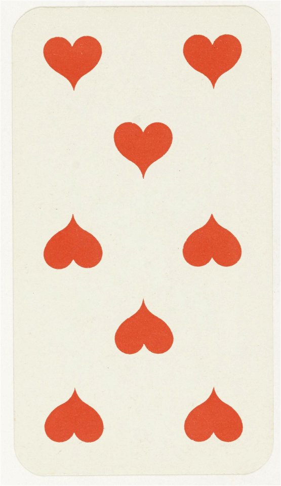 Tarot nouveau - Grimaud - 1898 - Hearts - 08