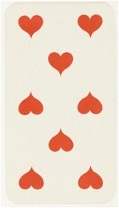 Tarot nouveau - Grimaud - 1898 - Hearts - 08