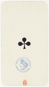 Tarot nouveau - Grimaud - 1898 - Clubs - Ace