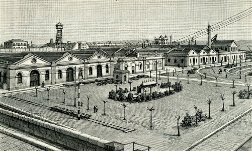 Taranto Arsenale Militare Piazzale del Bacino ovest