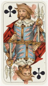 Tarot nouveau - Grimaud - 1898 - Clubs - Jack