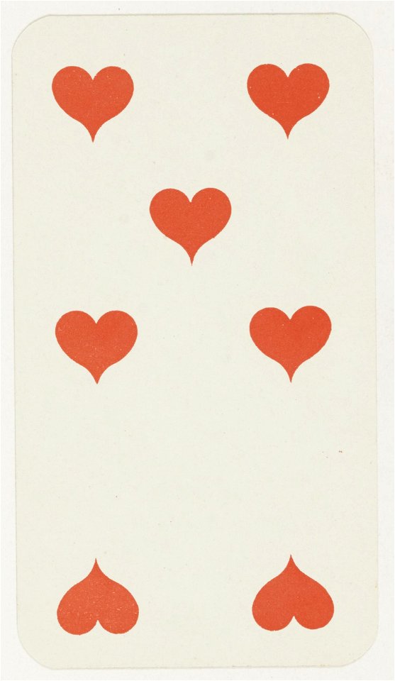 Tarot nouveau - Grimaud - 1898 - Hearts - 07