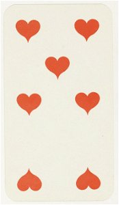 Tarot nouveau - Grimaud - 1898 - Hearts - 07