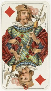 Tarot nouveau - Grimaud - 1898 - Diamonds - Jack