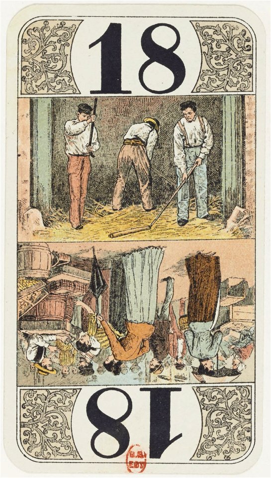 Tarot nouveau - Grimaud - 1898 - Trumps - 18