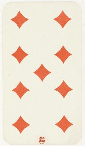 Tarot nouveau - Grimaud - 1898 - Diamonds - 09