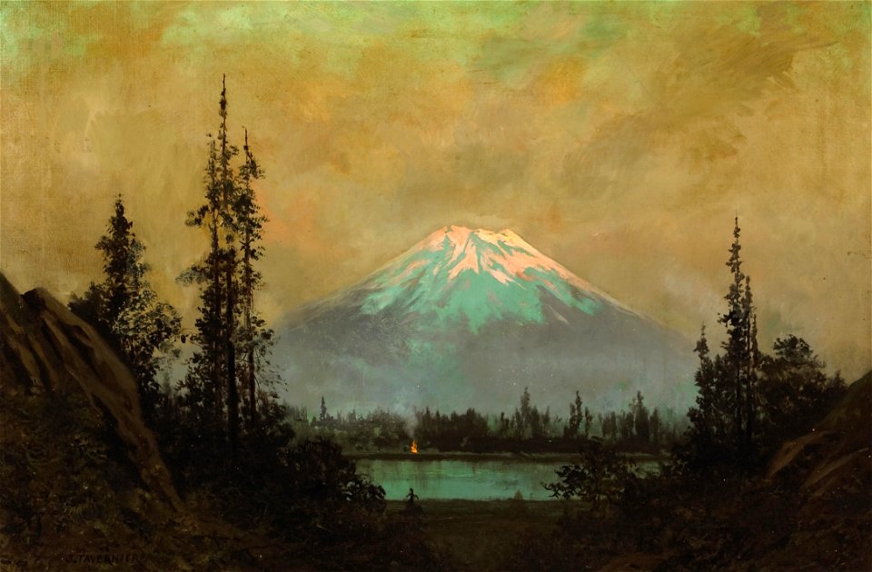 'Mount Baker' by Jules Tavernier