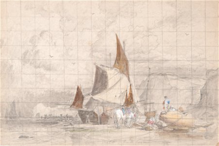 Teckning - Sjöhistoriska museet - 1952-04-23