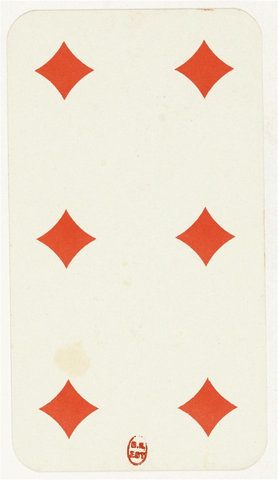 Tarot nouveau - Grimaud - 1898 - Diamonds - 06