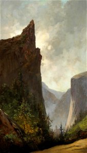 Jules Tavernier - Sentinel Rock and El Capitan (c.1880)