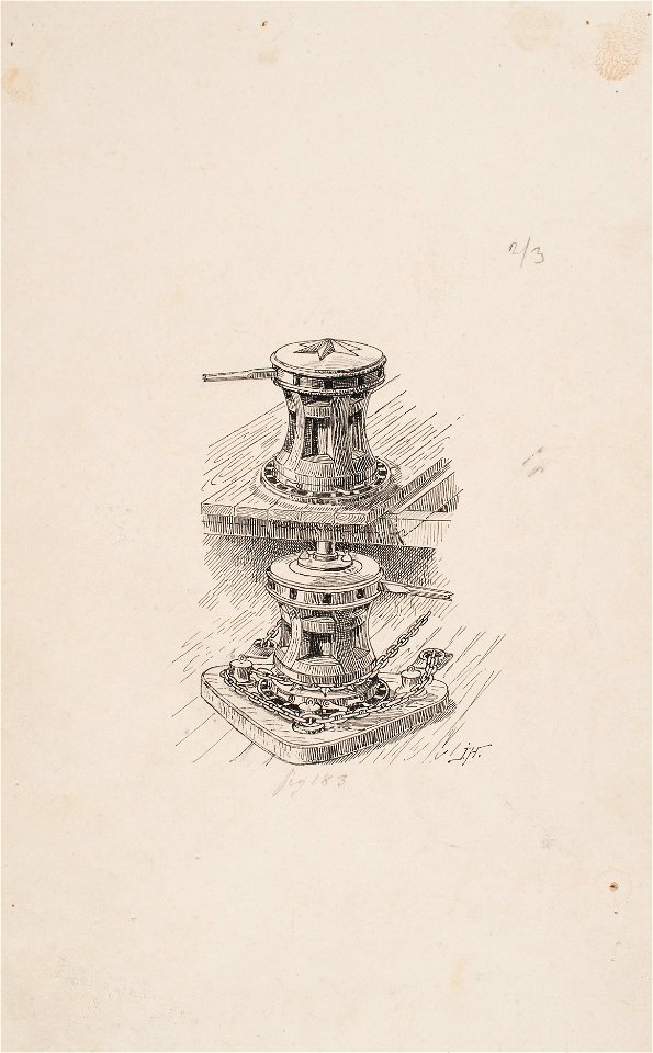 Teckning - Sjöhistoriska museet - 1971-144-6