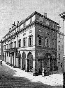 Teatro Comunale di Modena (xilografia)