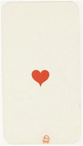 Tarot nouveau - Grimaud - 1898 - Hearts - Ace