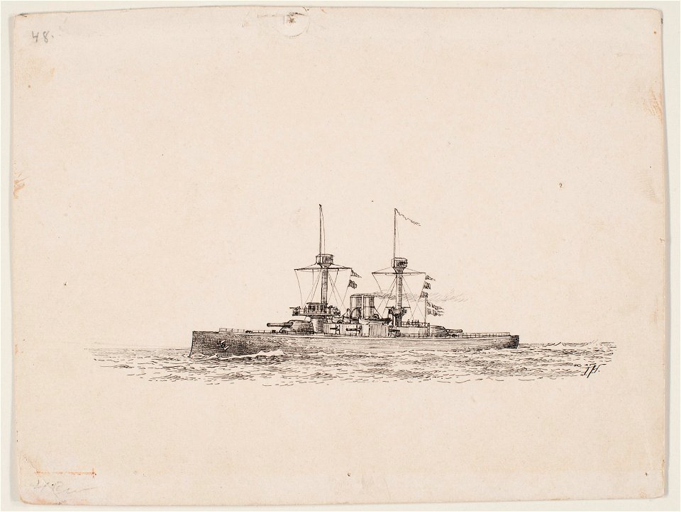 Teckning - Sjöhistoriska museet - OB 214