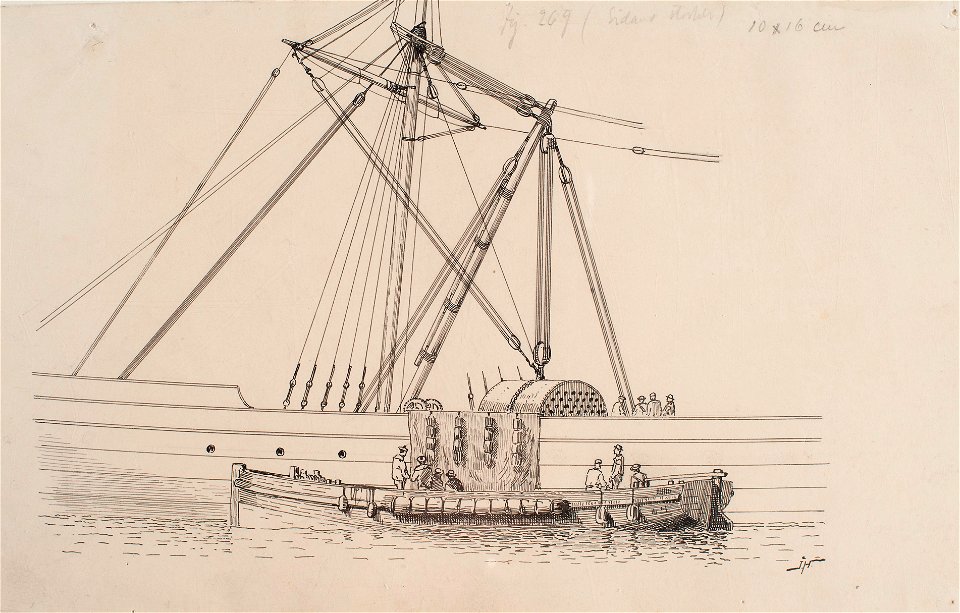 Teckning - Sjöhistoriska museet - OB 187